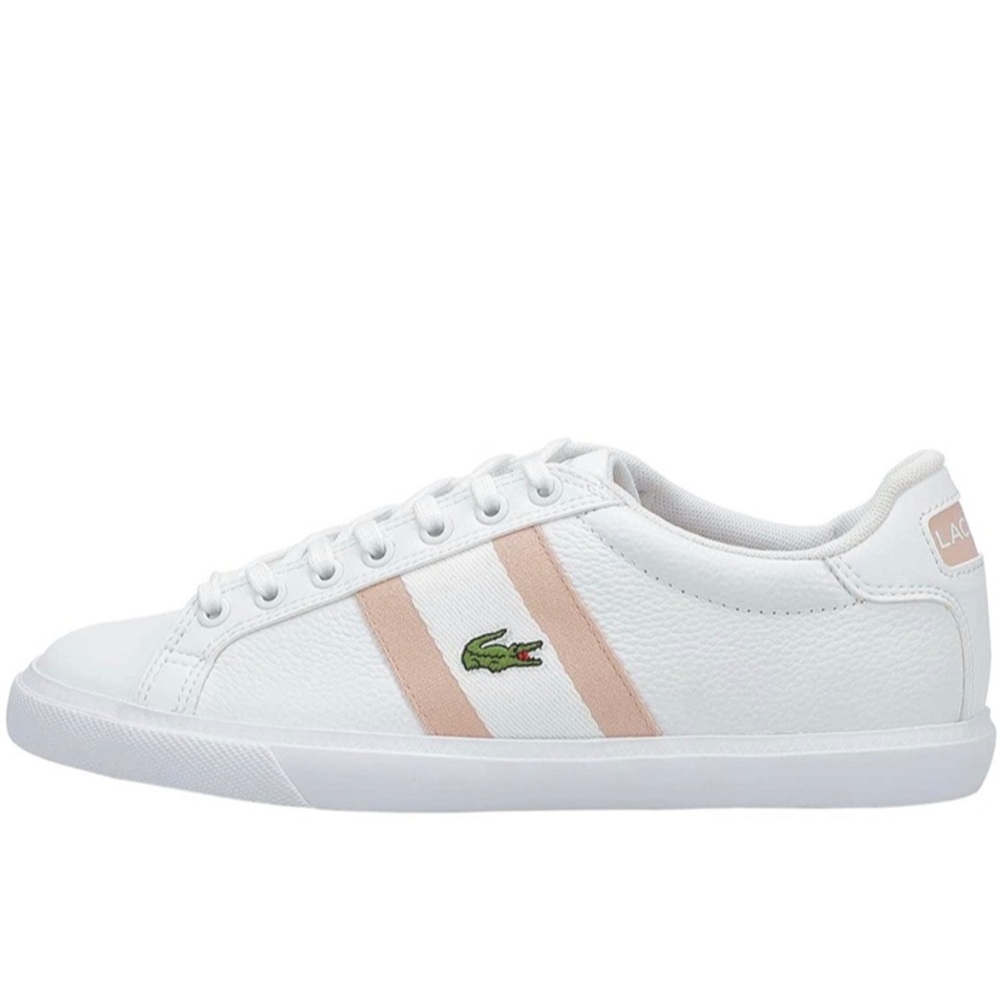 Lacoste leather tennis shoes. Like new